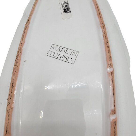 Tunisia Pottery Platter with Fish Pattern - Picture 5 of 5